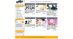 Desktop Screenshot of crosswordtools.com